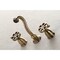 Kingston Brass KS3123RX Two-Handle Wall Mount Bathroom Faucet, Antique Brass KS3123RX - alternate 3